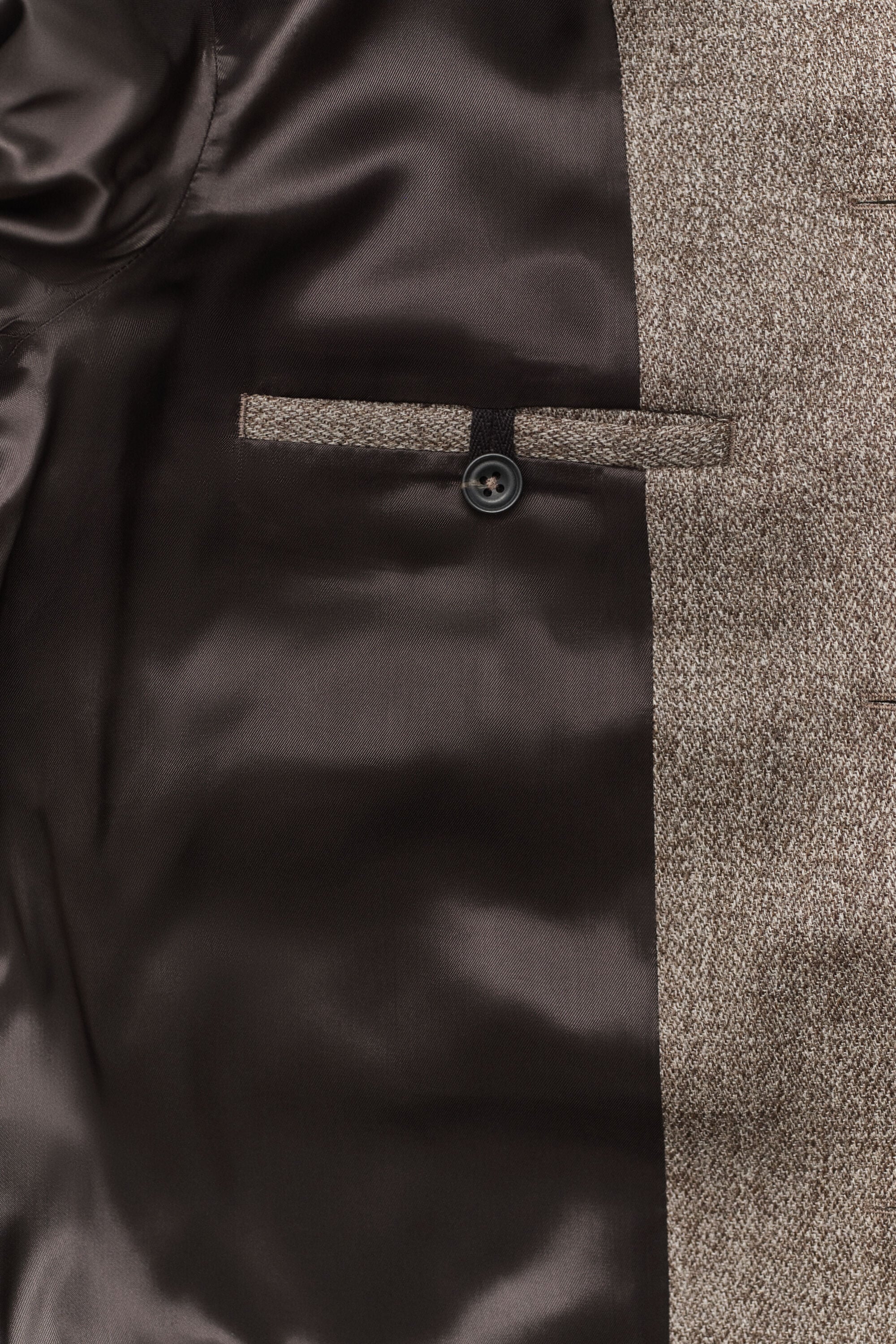 Wolljacke aus Melange-Garn