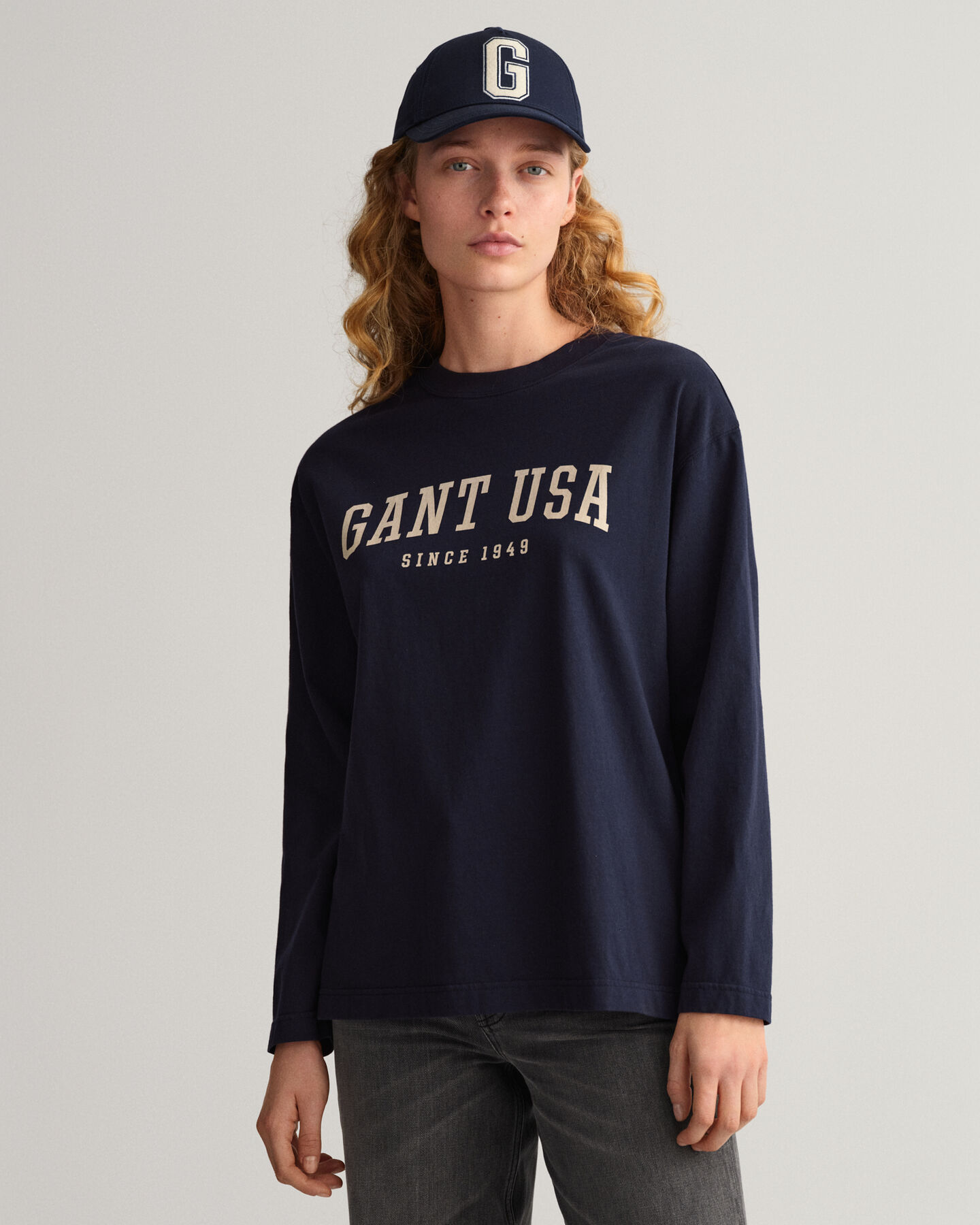 USA Graphic Langarm-T-Shirt