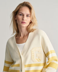 GANT Varsity V-Neck Strickjacke