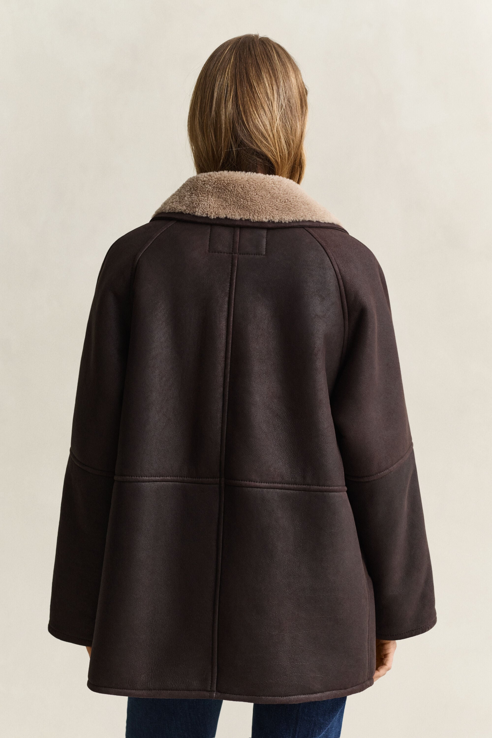 Shearling-Jacke