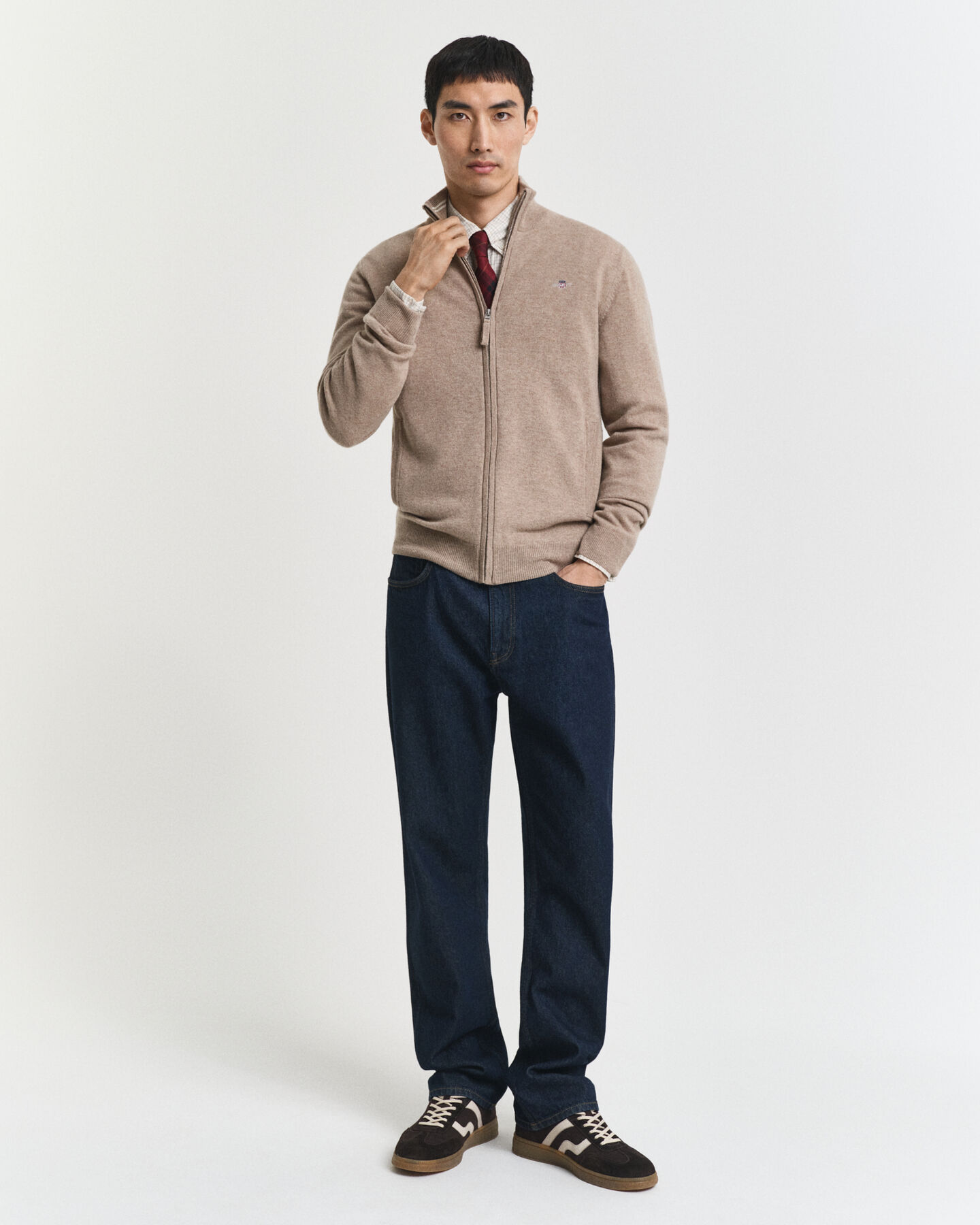 Superfine Lambswool Strickjacke