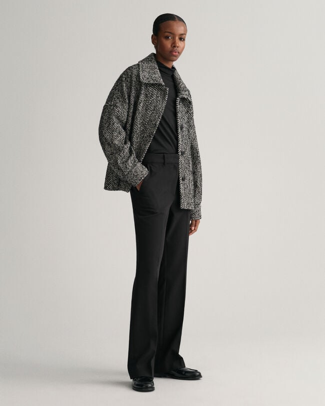 Slim Fit Slacks mit Schlag