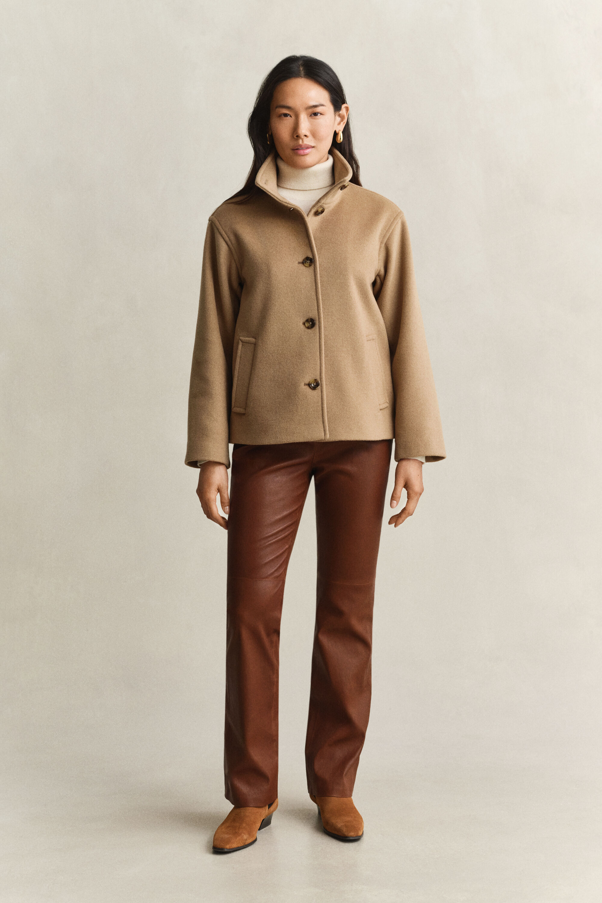 Jacke aus Wollmischung