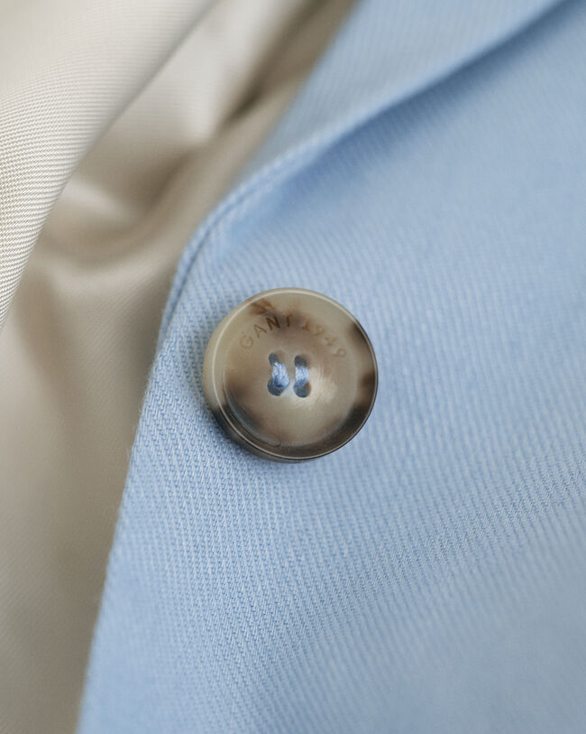 Slim Fit Blazer aus Stretch-Leinen