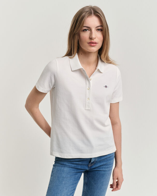 Seasonal Essential Archive Shield Poloshirt mit Stickerei
