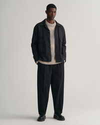 Twill-Chinohose mit Bügelfalten