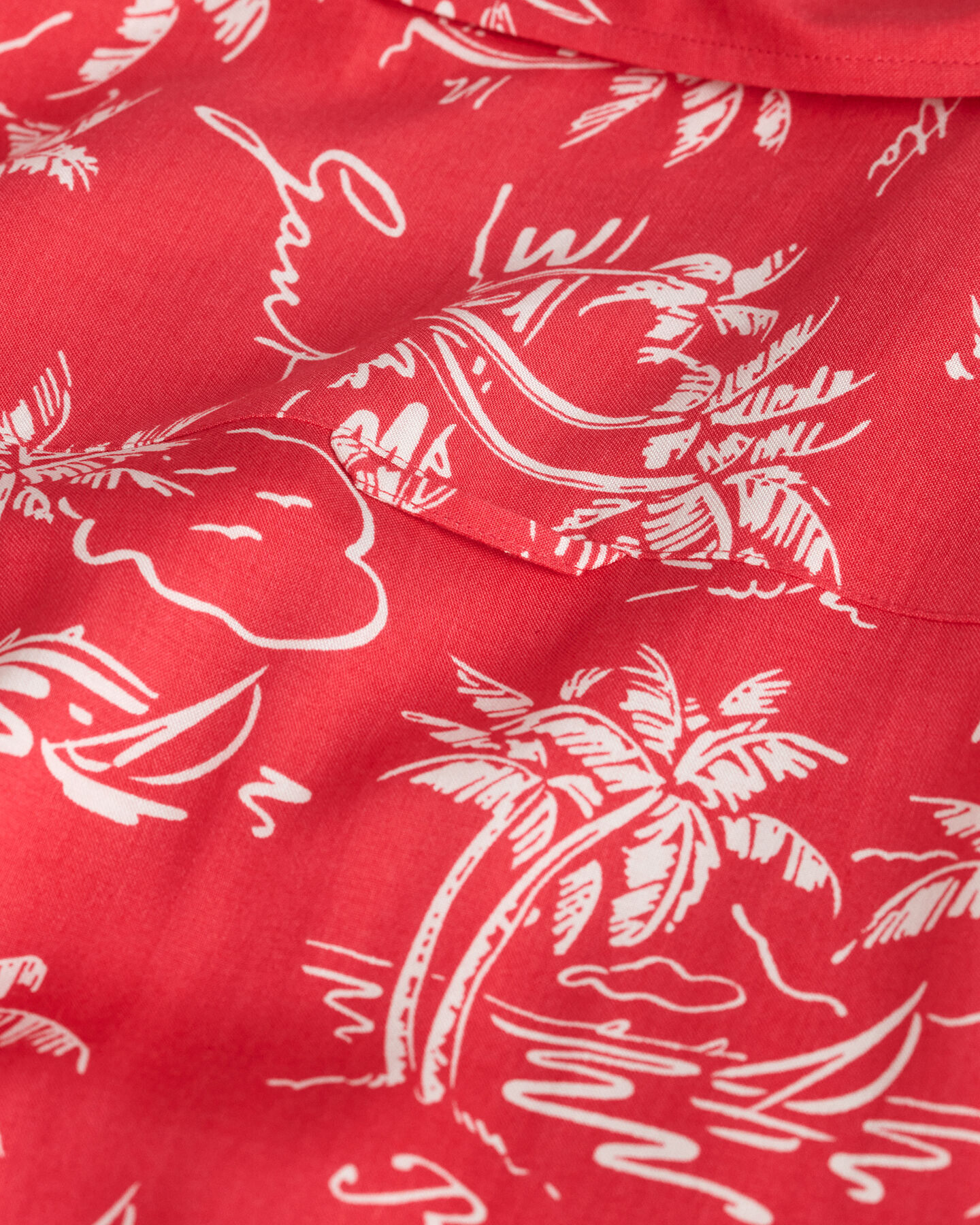 Relaxed Fit Hemd mit Insel-Print