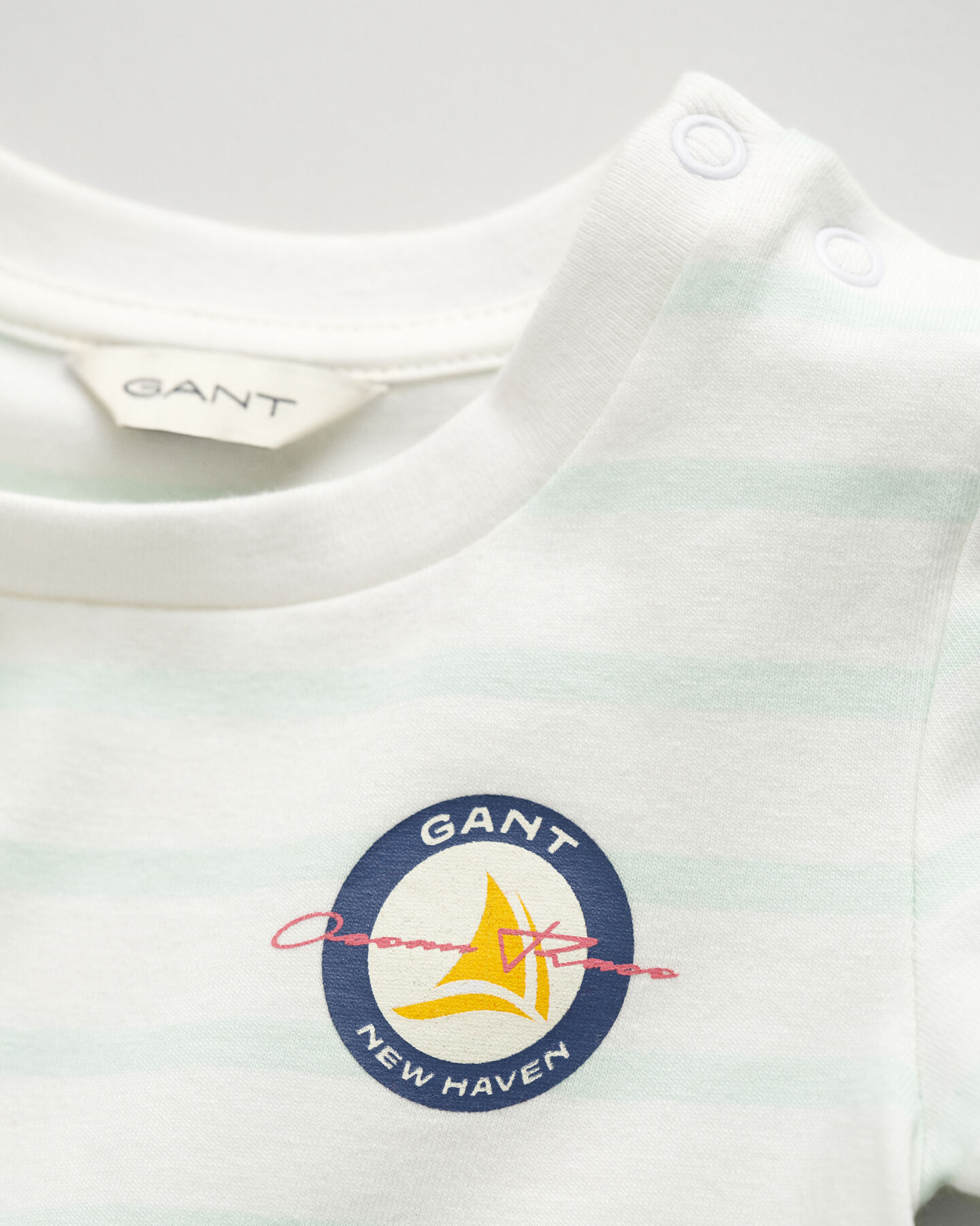 Baby Jersey Strampler mit Streifen