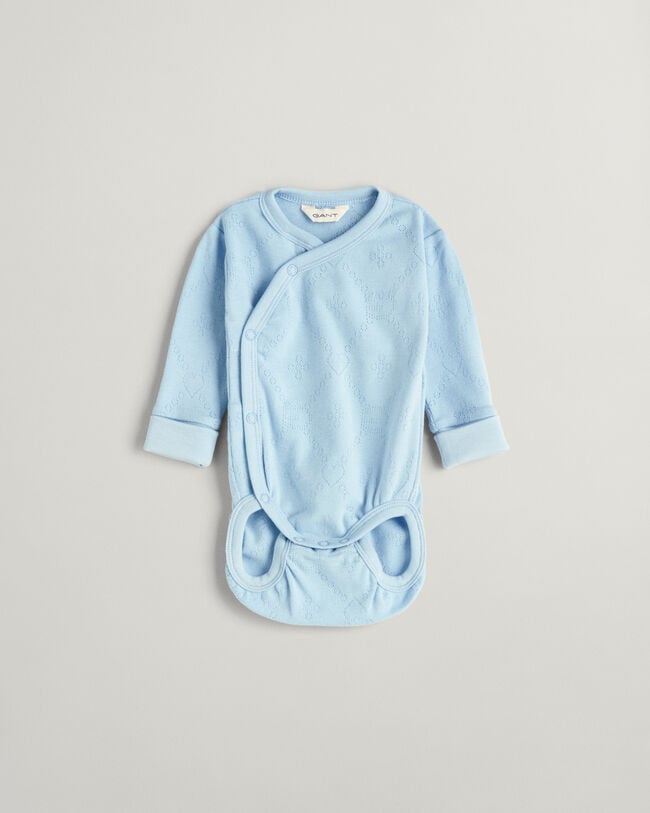 Baby Jersey-Body mit Ajourmuster