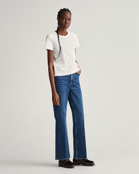 T-Shirt aus Stretch-Baumwolle