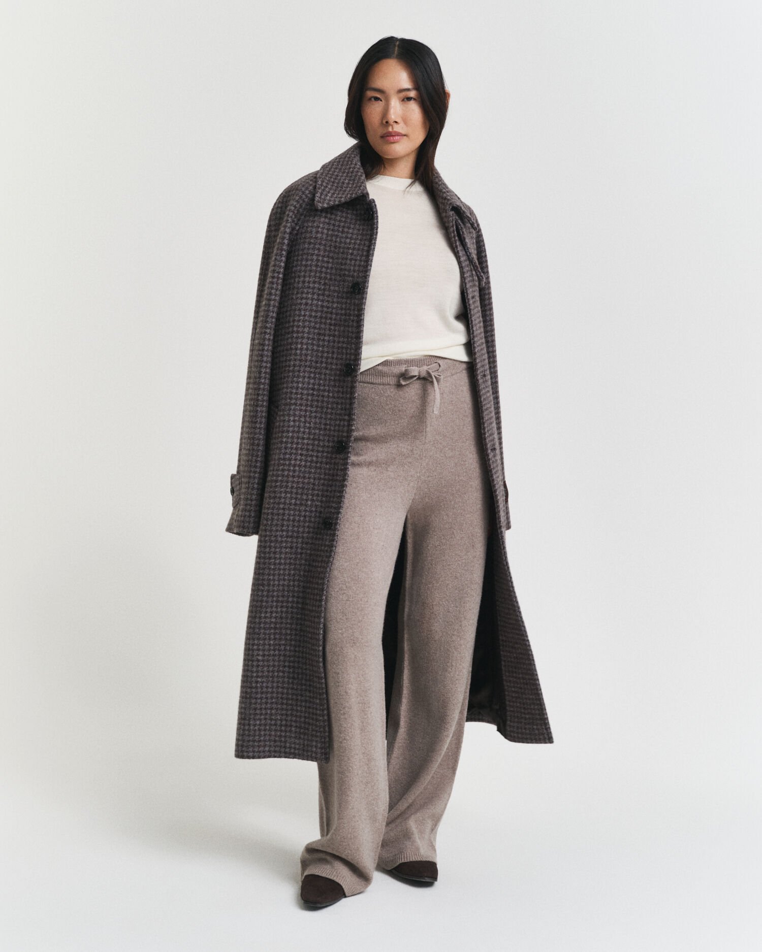 Rundhalspullover aus extra feiner Merinowolle