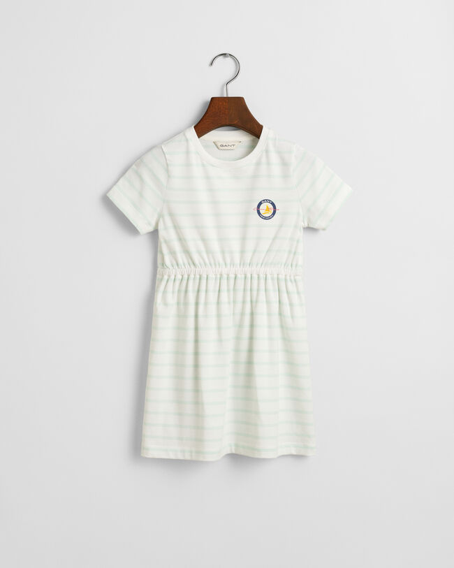 Girls T-Shirt-Kleid mit Streifen