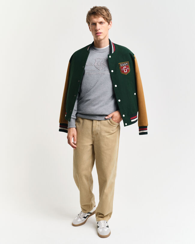 Tonal Shield Rundhals-Sweatshirt