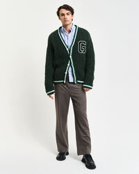 Seasonal G Zopfmuster Strickjacke