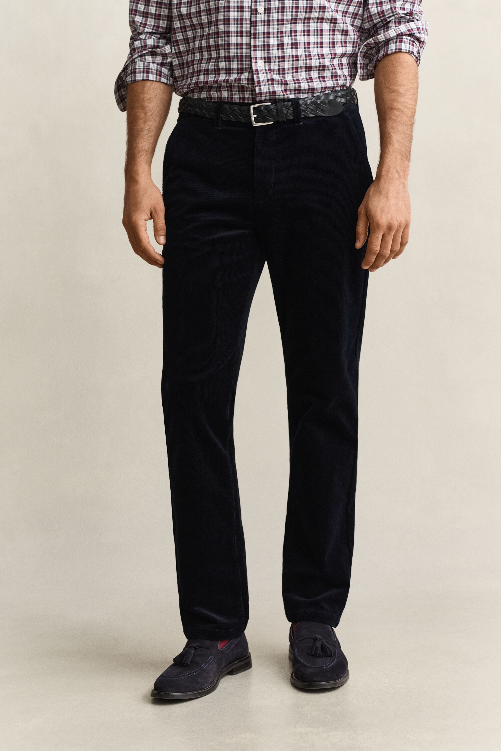 Regular Fit Cord Chinohose