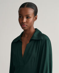 Slim Fit Kleid mit breiten Manschetten