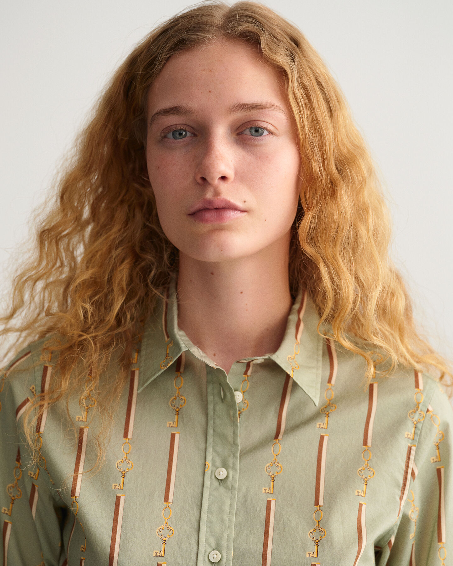 Regular Fit American Luxe Bluse aus Baumwoll-Voile