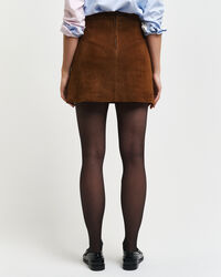 Rock aus Veloursleder