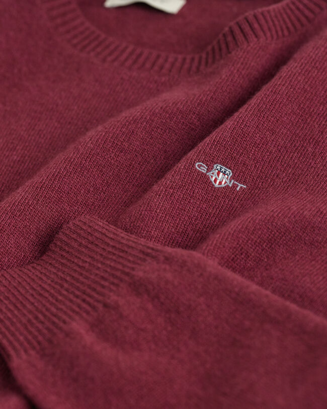 Teens Shield Lambswool Rundhalspullover