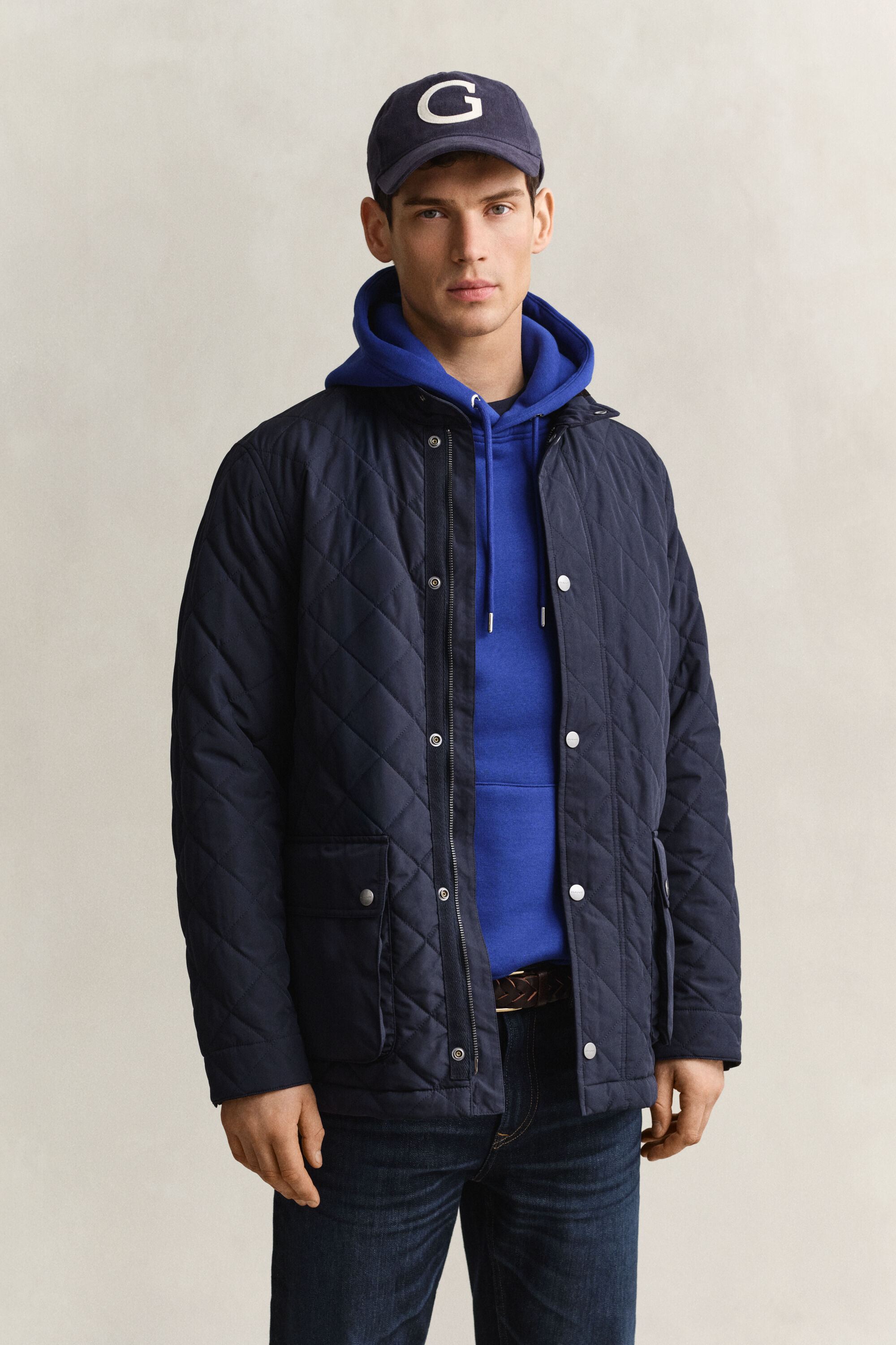 Mittellange Steppjacke