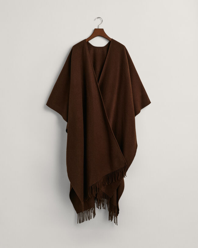 Poncho aus Wolle