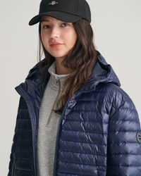 Teens Shiny Leichte Daunensteppjacke