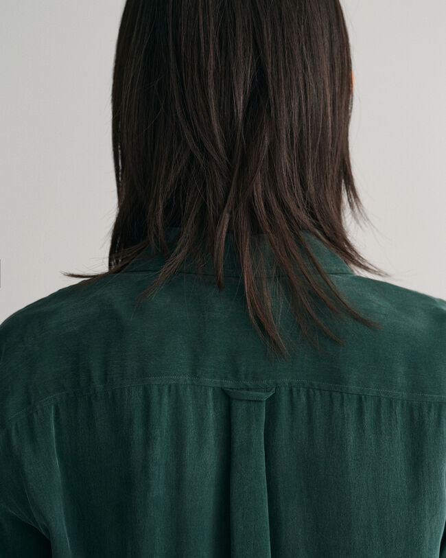 Relaxed Fit Utility-Bluse