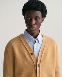 Weiche Wollstrickjacke