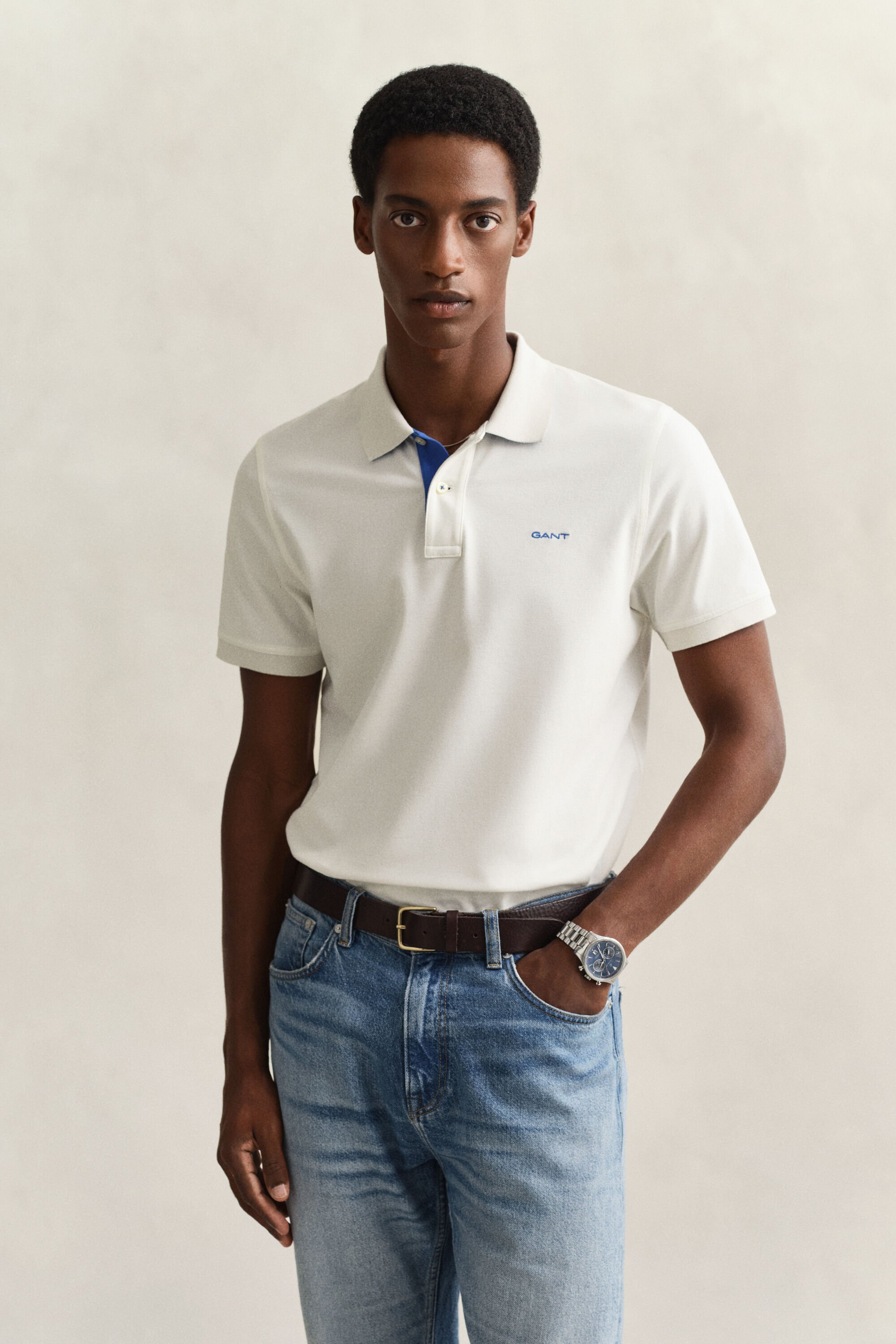 Kontrast Piqué Poloshirt