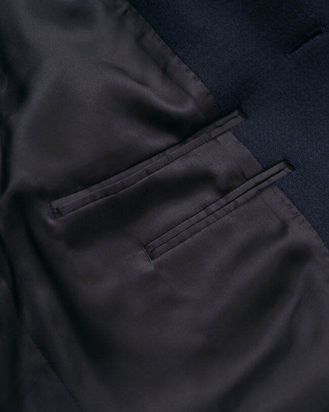 Tailored Fit Klassischer Woll Topcoat