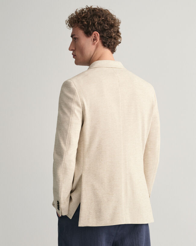 Baumwoll Leinen Sakko