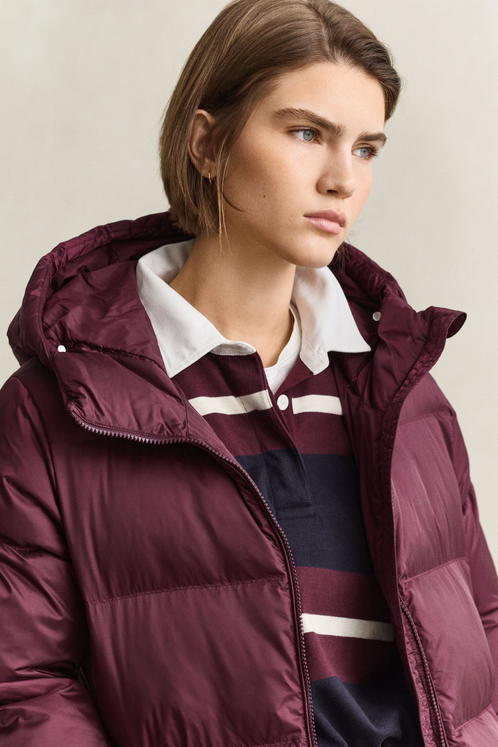 Steppjacke mit mittlerer Wattierung