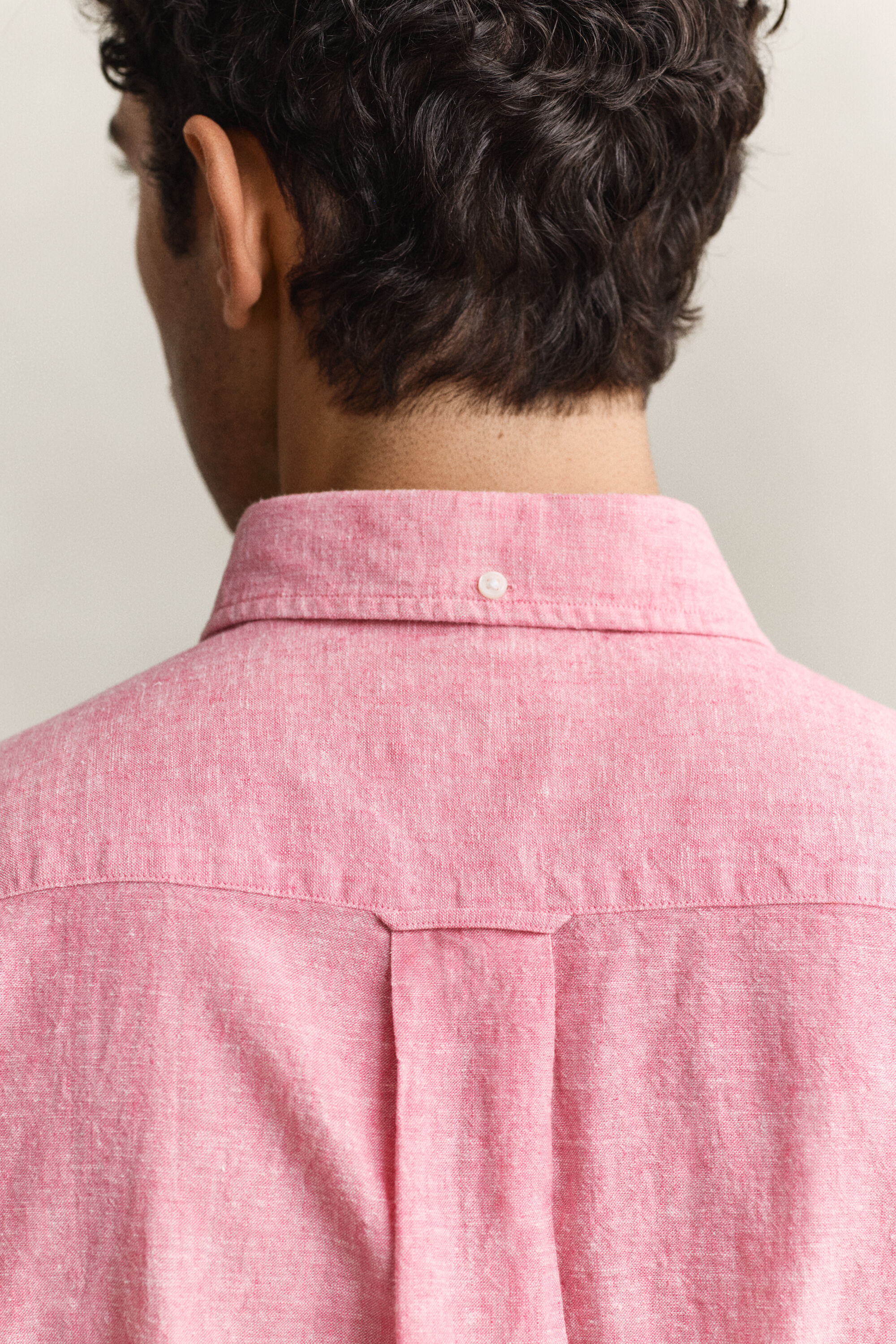 Kurzarm-Hemd aus Leinenmix