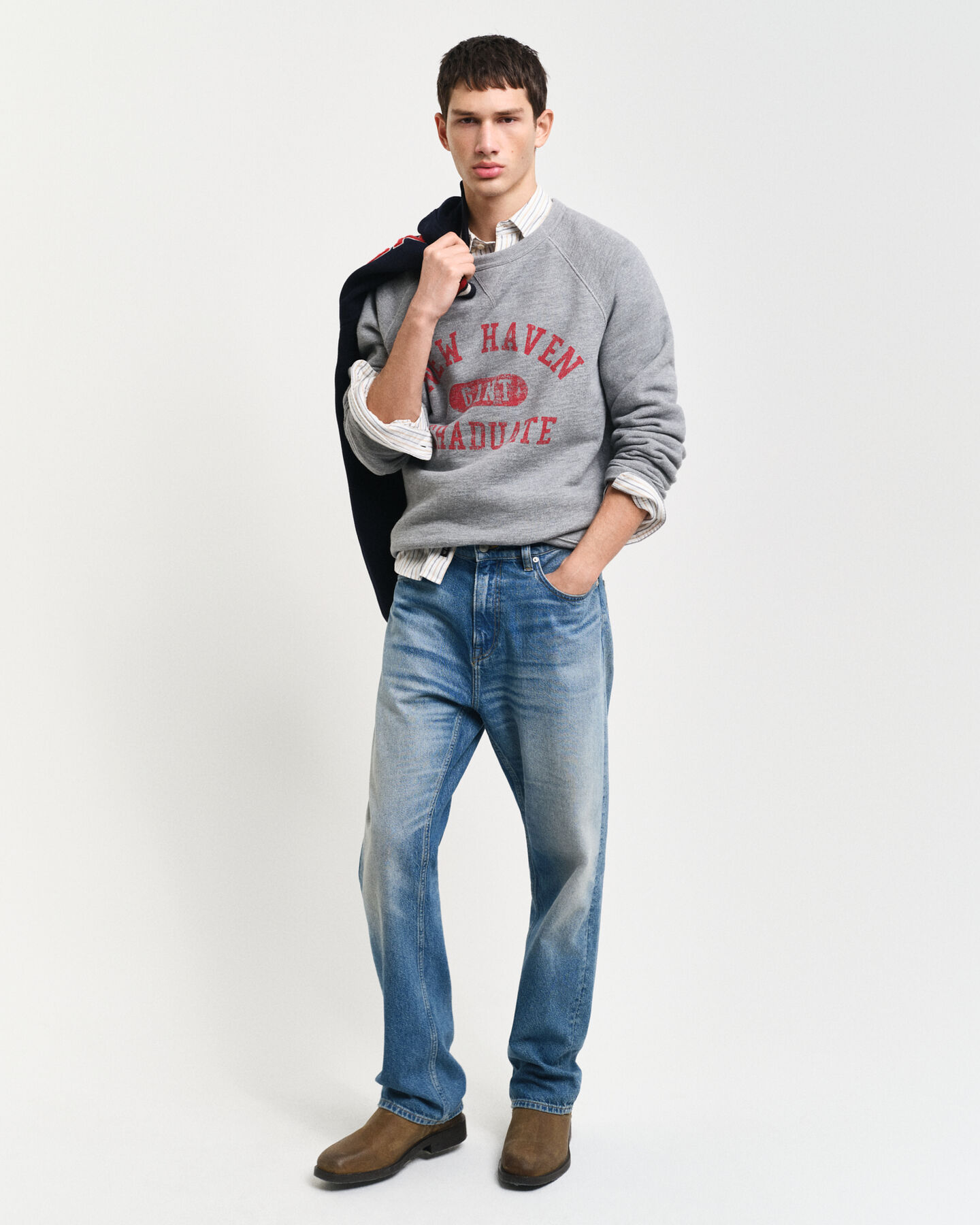 Graphic Rundhals-Sweatshirt