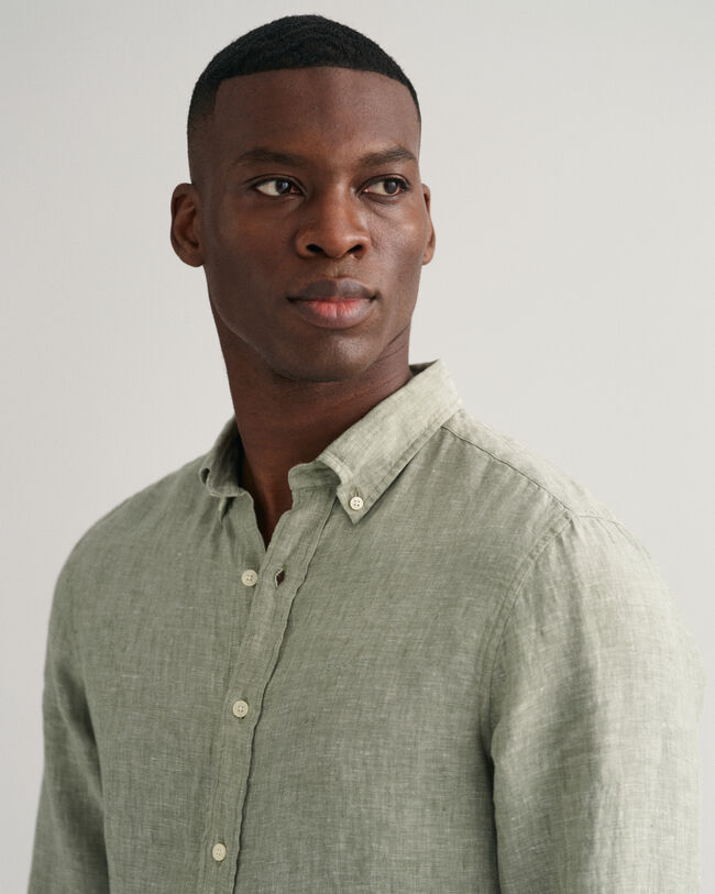 Slim Fit Leinenhemd