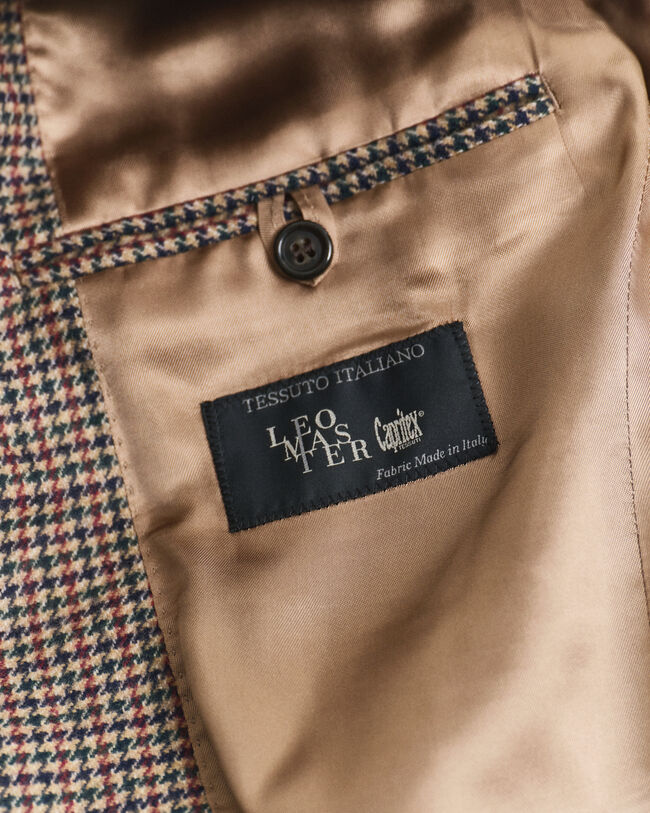 Slim Fit Houndstooth Karosakko