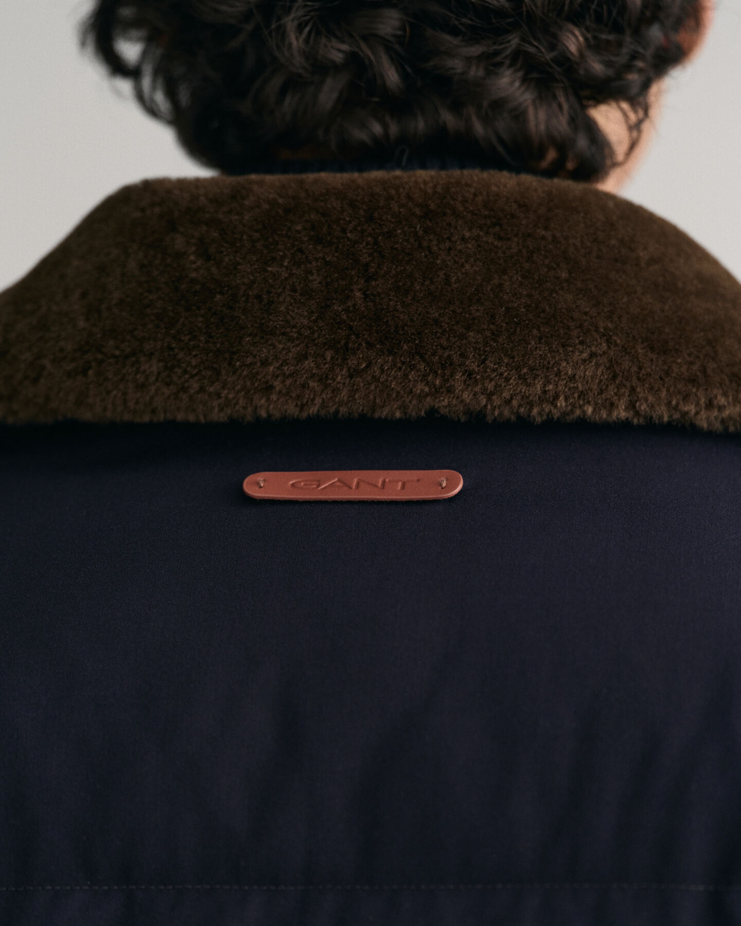 Wattierte Puffer Jacke aus Flanell