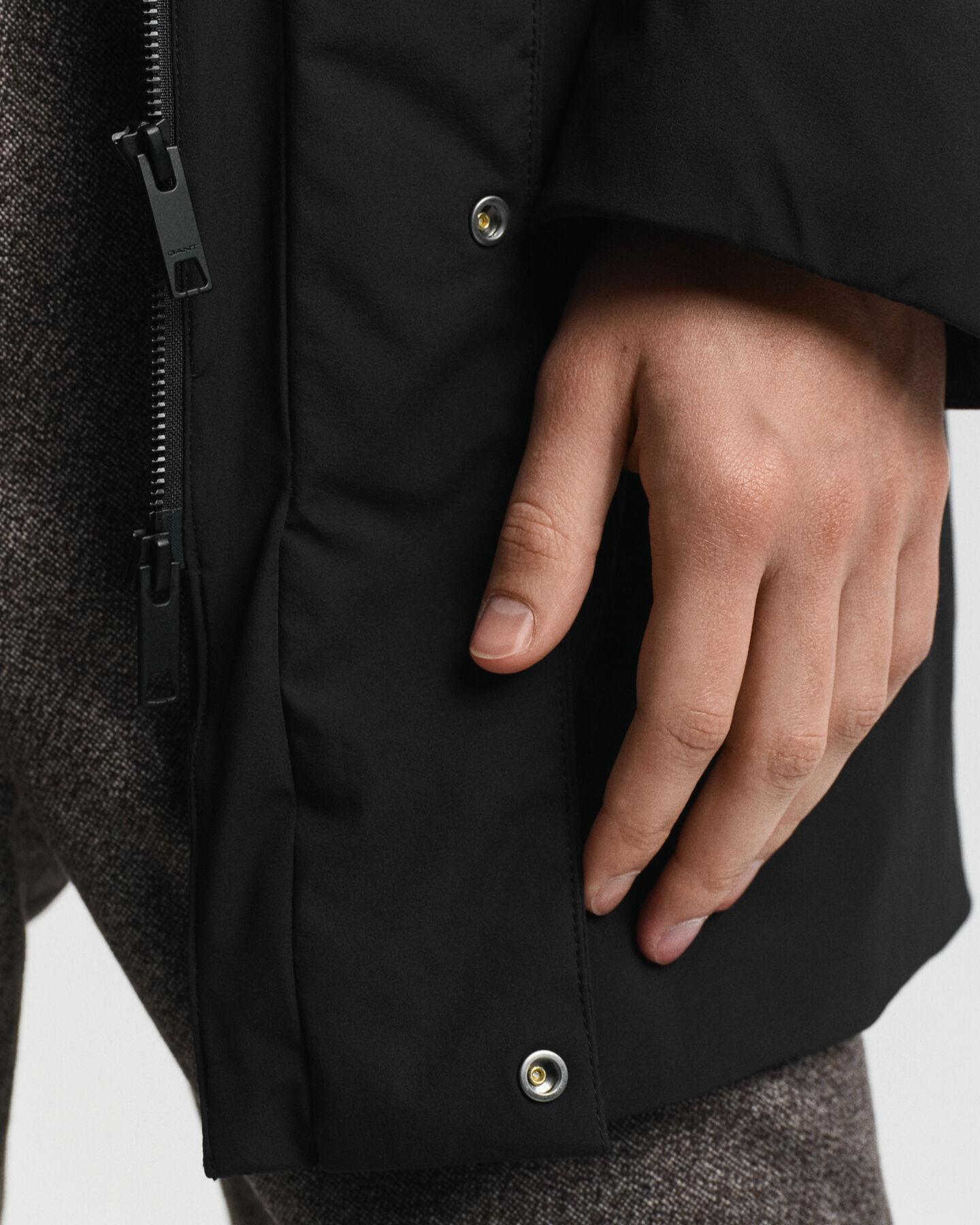 Wattierter Kurzmantel