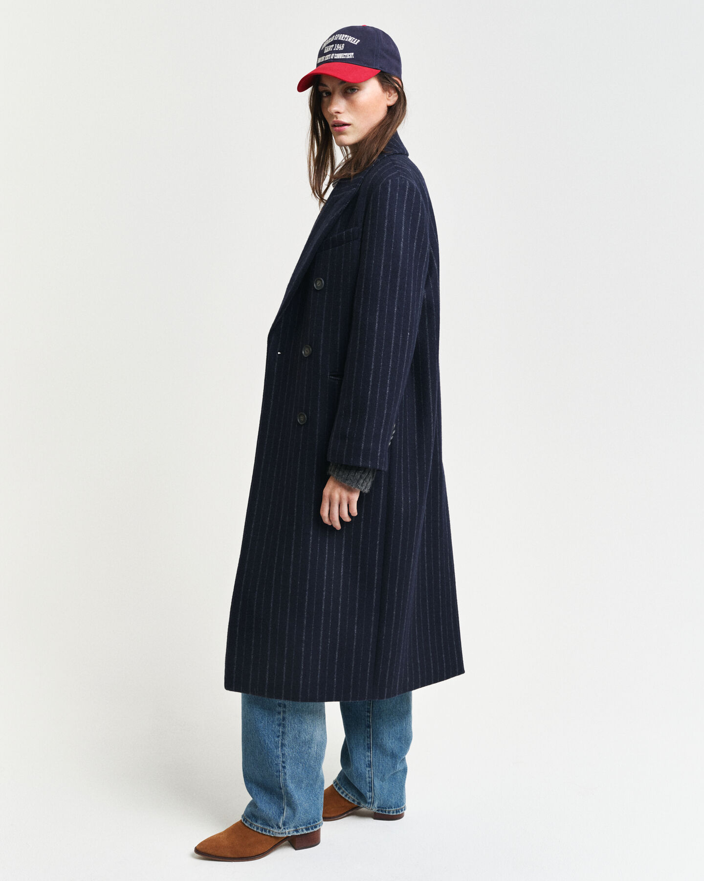 Cap aus gebürstetem Baumwolltwill