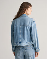 Verkürzte Jeansjacke