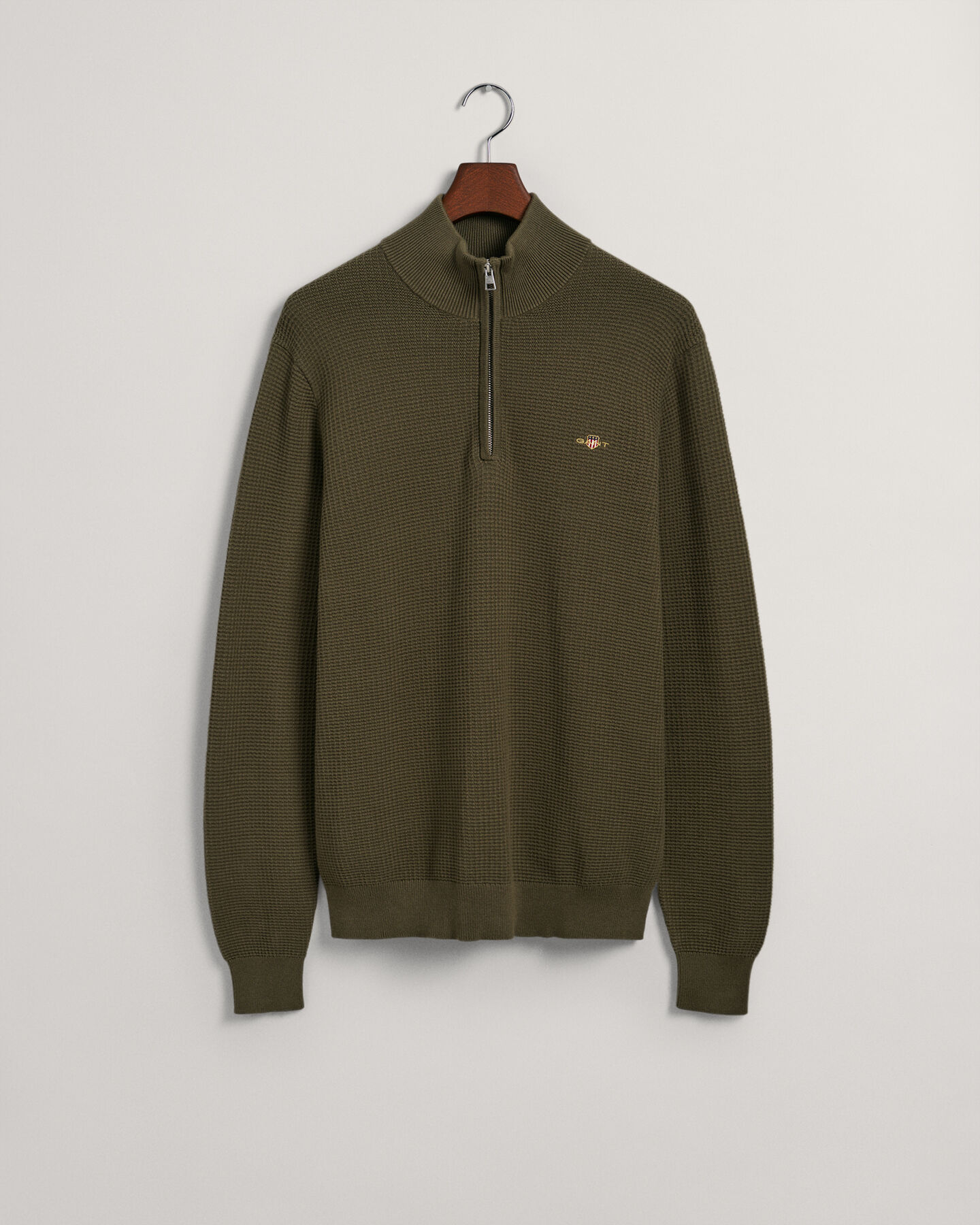 Textured Baumwoll Troyer