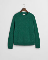 Rundhalspullover aus Wollgemisch