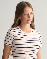 Teens Girls T-Shirt mit Streifen