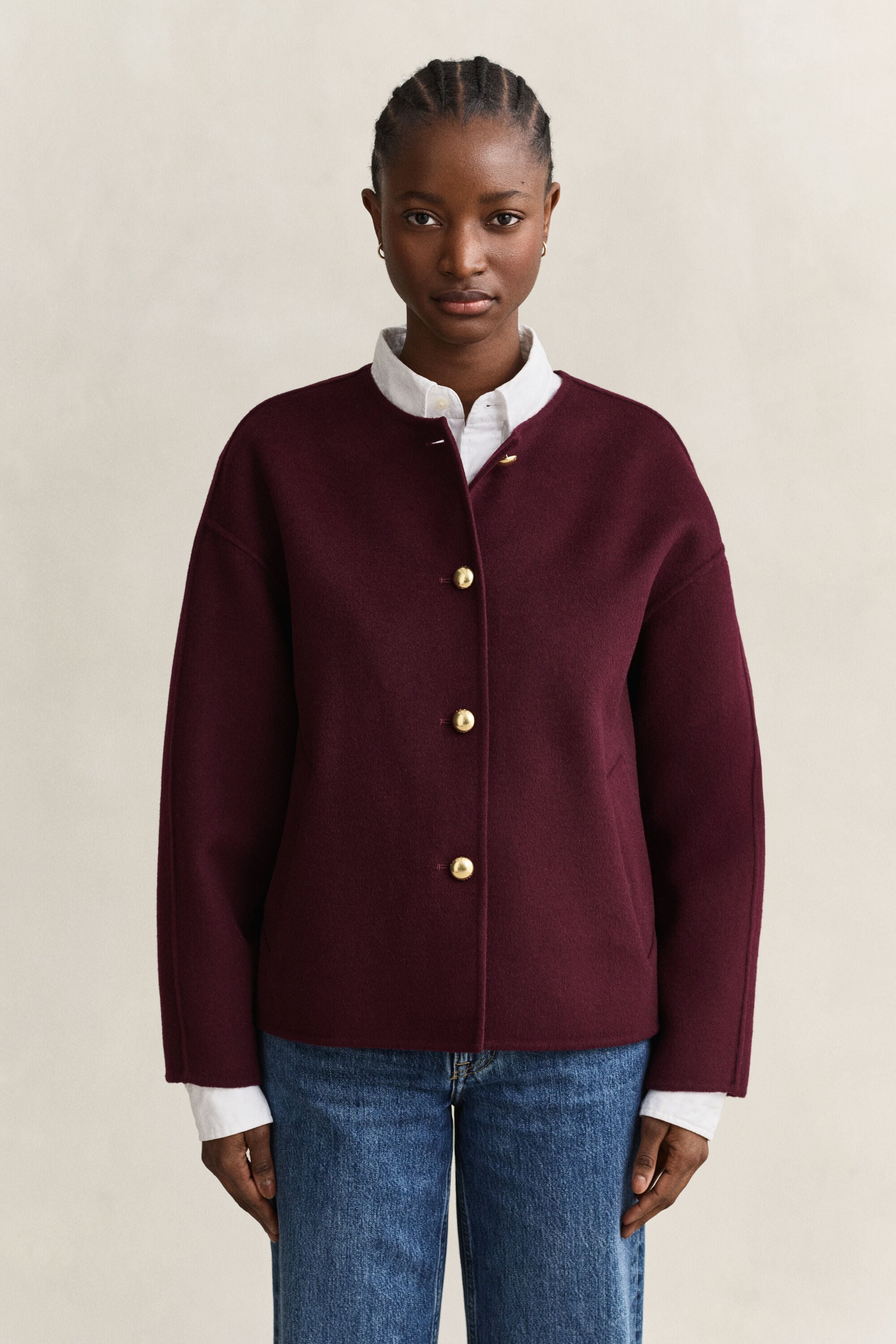 Handgenähte Jacke