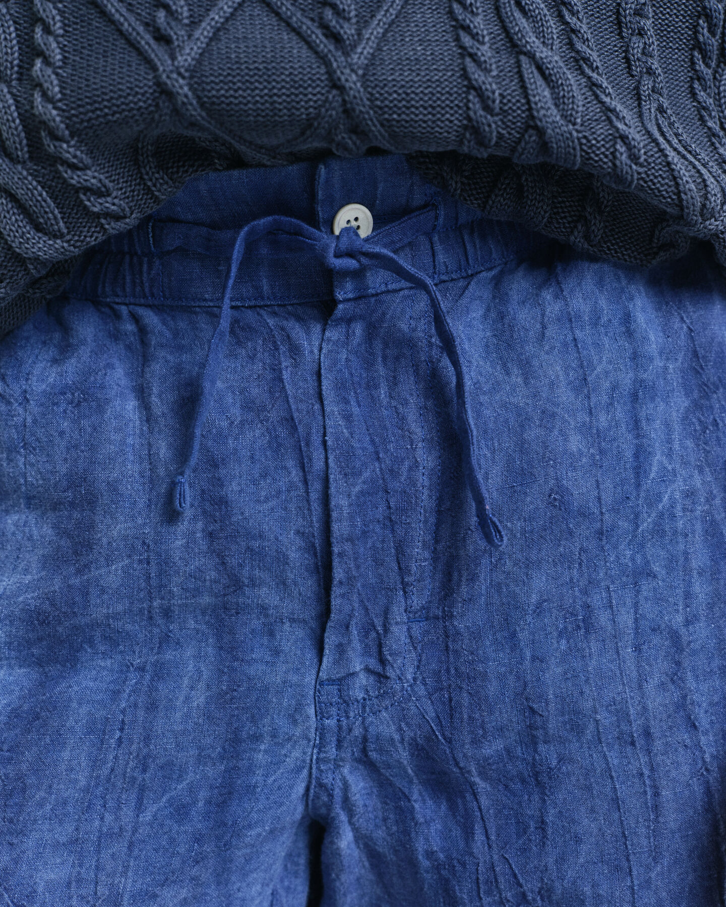 Relaxed Fit Resort Shorts aus Leinen