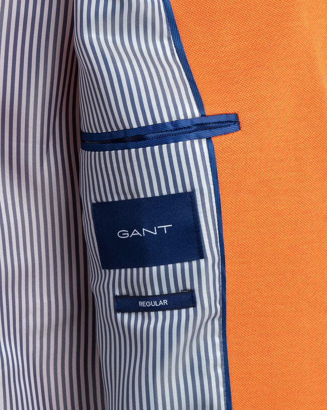 Melierter Regular Fit Jersey Blazer