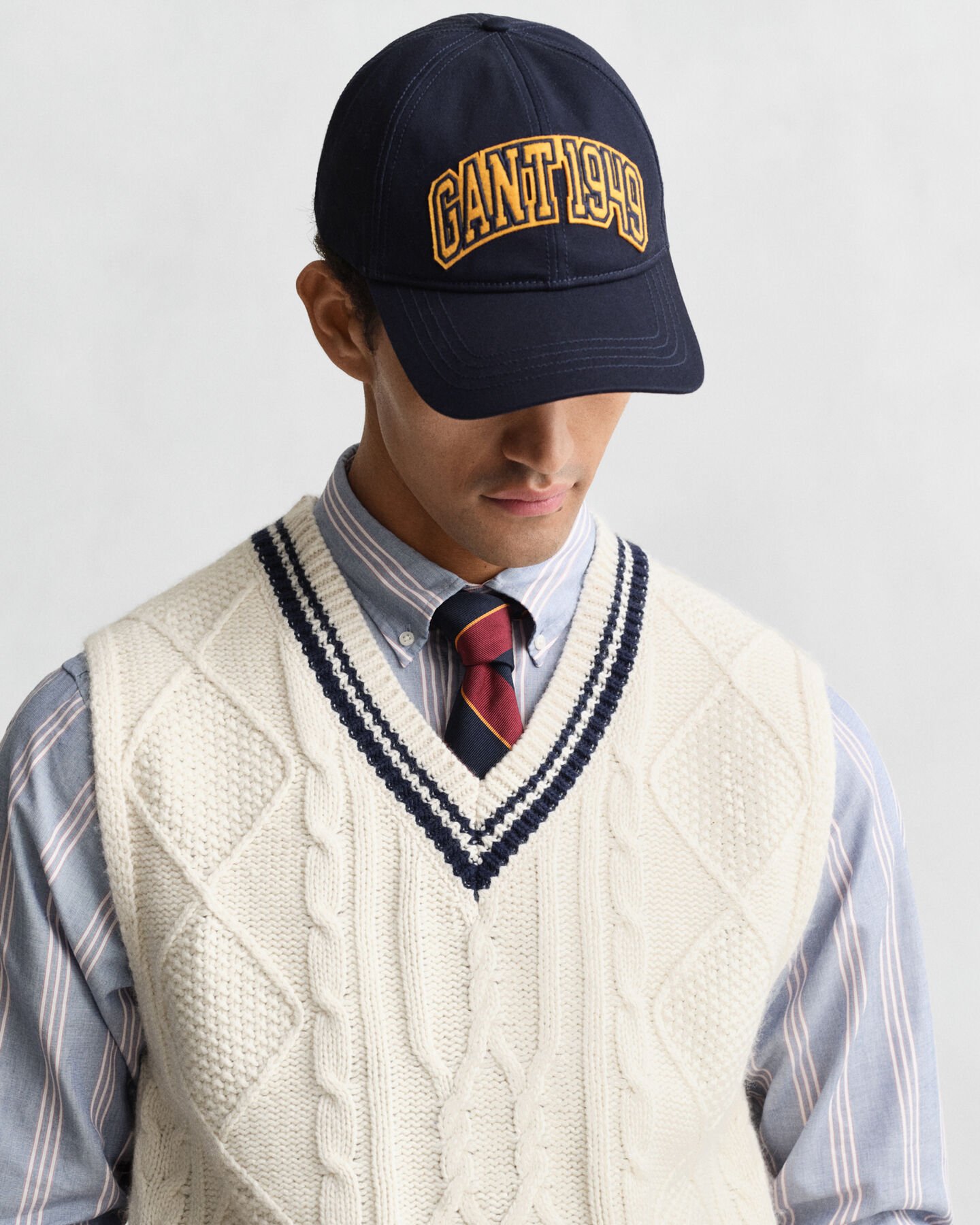 Zopfstrick Pullunder