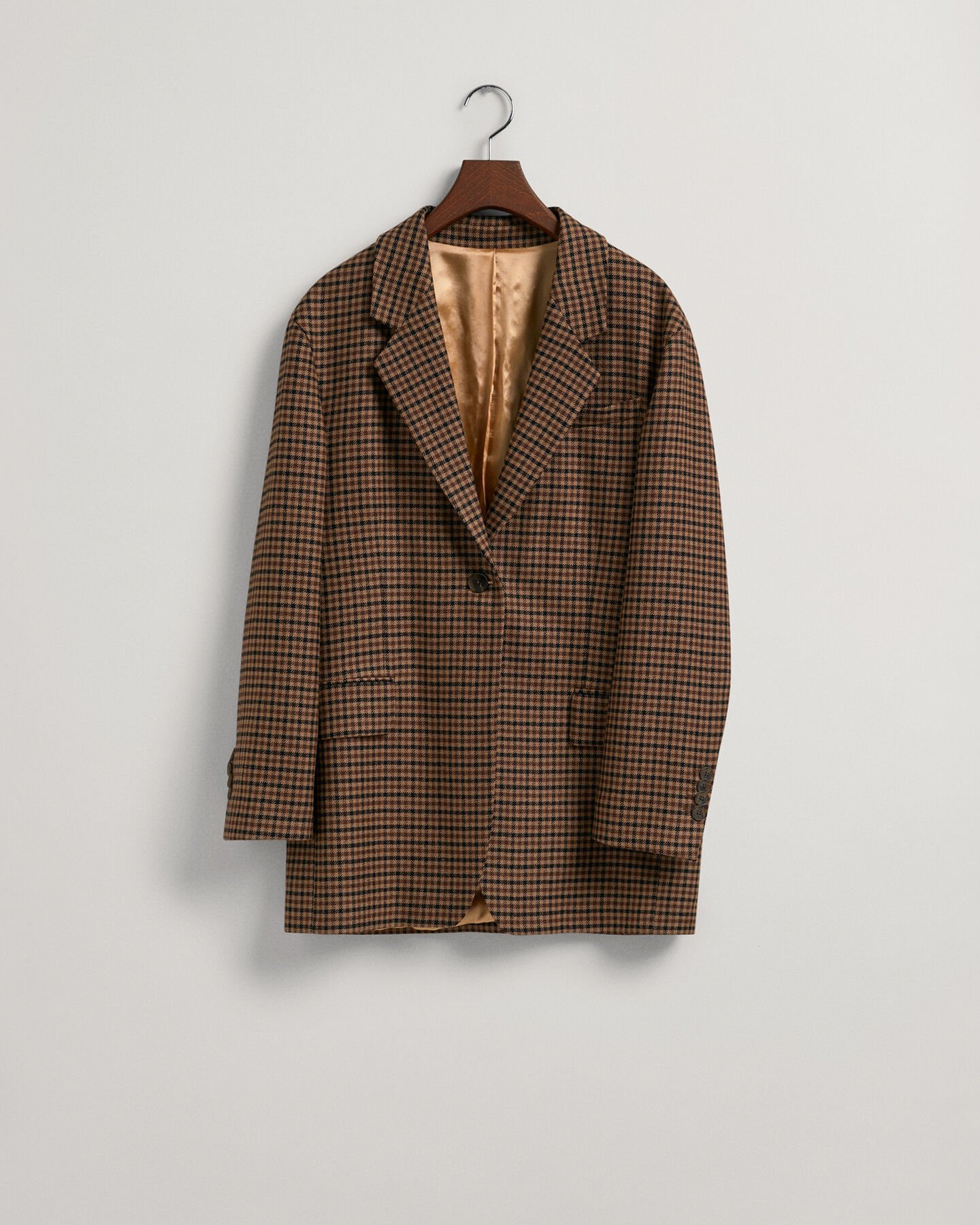 Oversized Blazer mit Karomuster