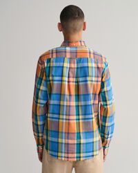 Farbenfrohes Regular Fit Madras-Hemd