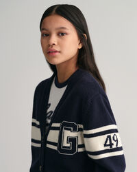 Teen Girls GANT Varsity Strickjacke